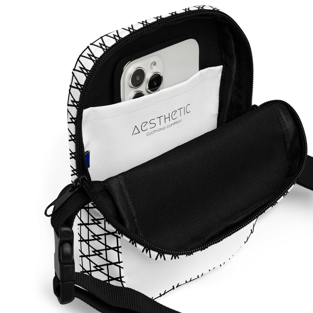 DIAMOND WEAVE CROSSBODY MESSENGER BAG